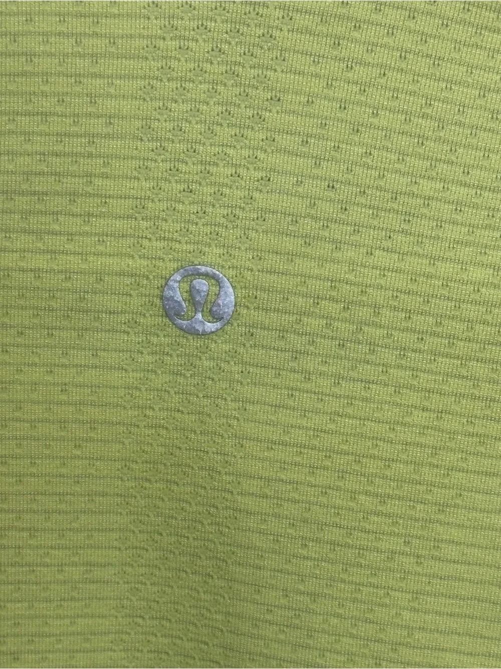 lululemon athletica Neon Lime/Lemon Short Sleeve Performance Tee, Large